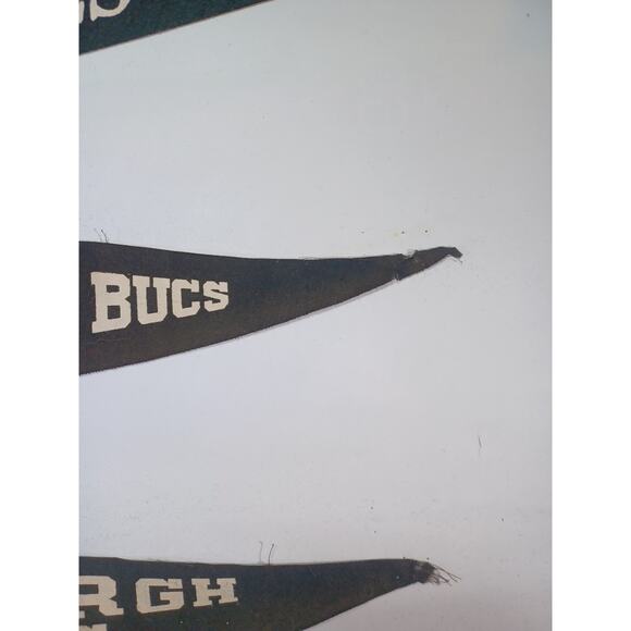 Vintage 1940s MLB Pittsburgh Pirates Baseball Pennant Collection Of 3 Rare Old - Picture 5 of 16